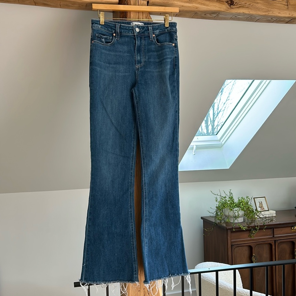 Anthropologie Paige Jeans Laurel Canyon High Rise Bootcut Size 27